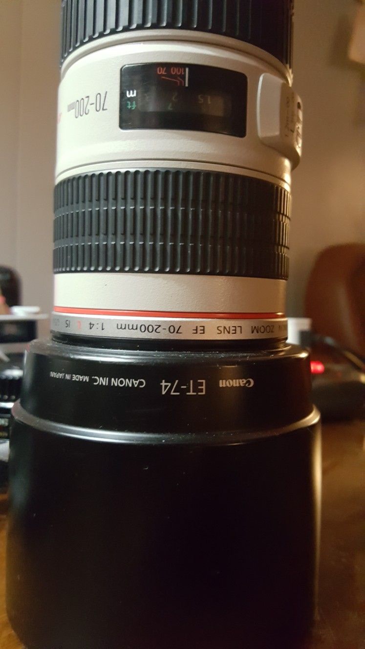 Canon EF 70mm 200mm F/4 IS USM Telephoto Zoom Lens