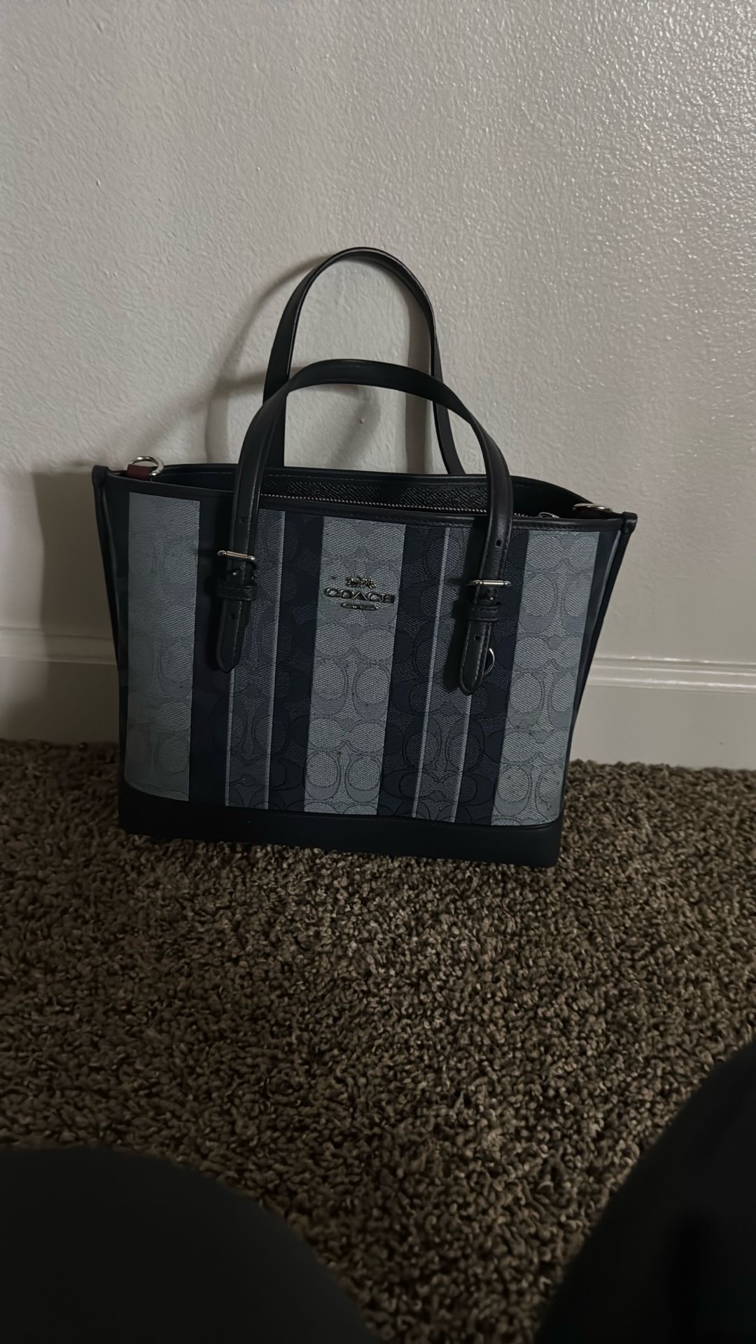Blue Coach Bag