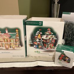 Dept, 56 North Pole Christmas Series - Reduced- $80. takes all 