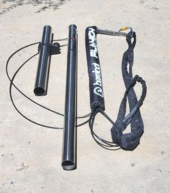 Stainless steel fly high barefoot international  extension wakeboard/waterski  pole