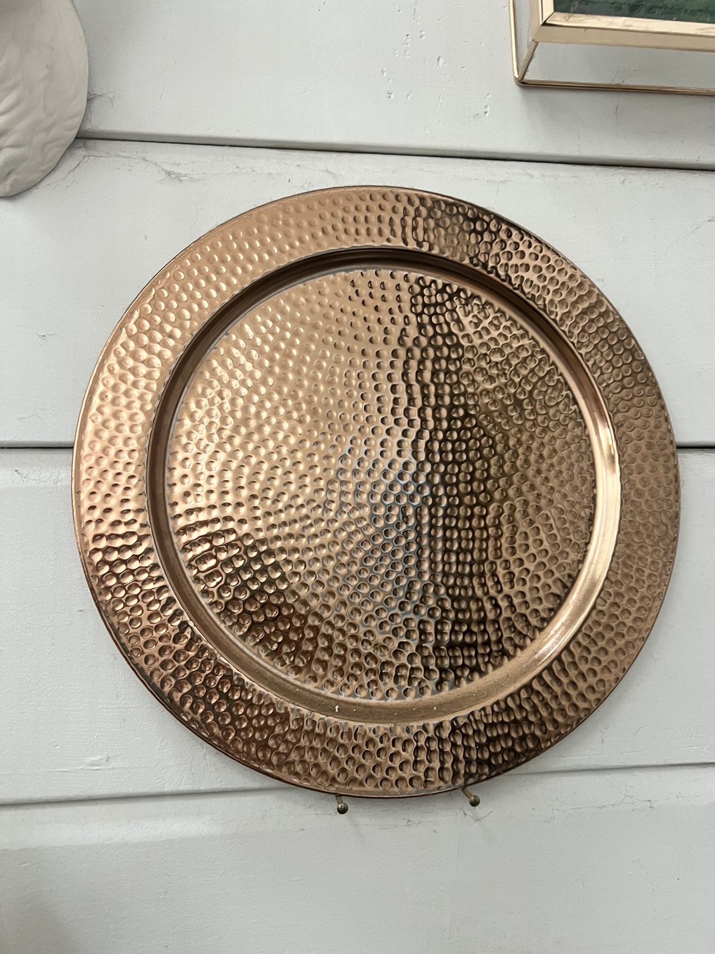 Rose Gold Decorative Plate