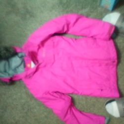 Columbia Women's Winter Jacket With Omni Heat And Fur Hood