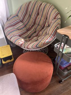 Papasan With Ottoman