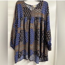 Velzera Women's Floral Bohemian Tunic