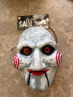 SAW Billy the Puppet Halloween Costume Mask