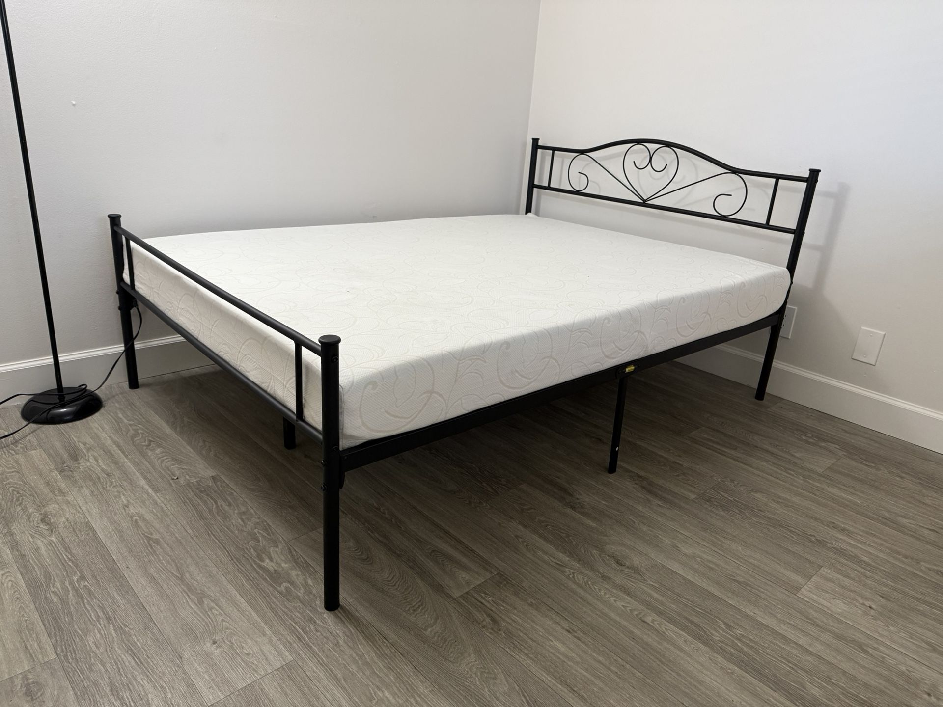  (FULL) Frame & Mattress  - MUST GO- Barely Used