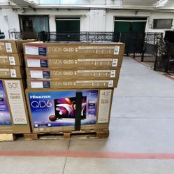 HD253 43QD6 43” Hisense smart 4k Qled tv