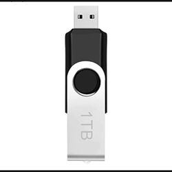 1TB USB Flash Drive 3.0, Super High-Speed 1TB Memory Stick with Read Spead up to 60MB/s, Swivel Keychain Design Portable Thumb Drives 1000GB, USB 3.0 