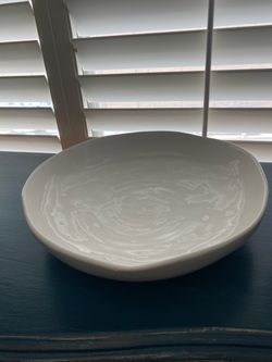 Round Rippled Ceramic Bowl… Made in Italy