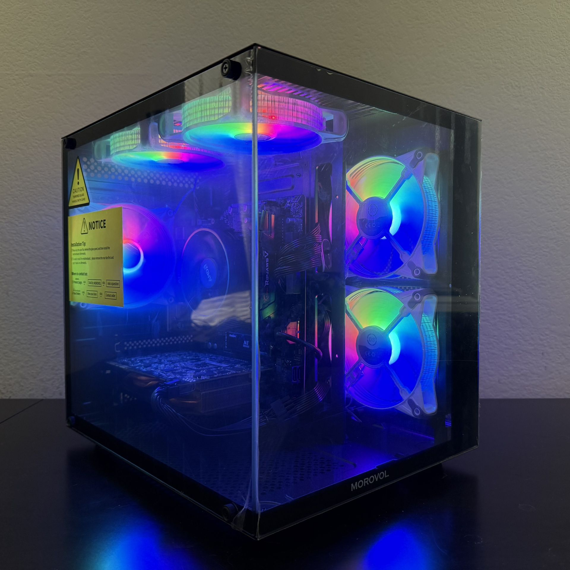 FAST Entry Level Ryzen 5 Gaming PC Computer (Ryzen 5 5500, GTX 970, 16GB RAM, 512GB NVMe)