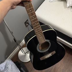 Guitar missing bottom e string $20