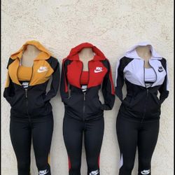 3 Pcs Outfits Include Shirt Jacket And Pants  S M L XL 