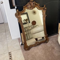 Early American Gold Antique Mirror