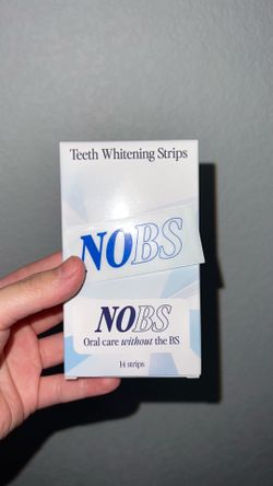 No bs whitening strips