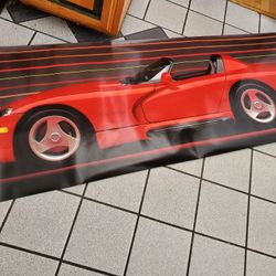 Classic Vintage Dodge Viper Poster 