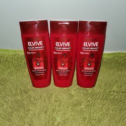 3 Shampoo Loreal Elvive Color Vibrance 12.6oz