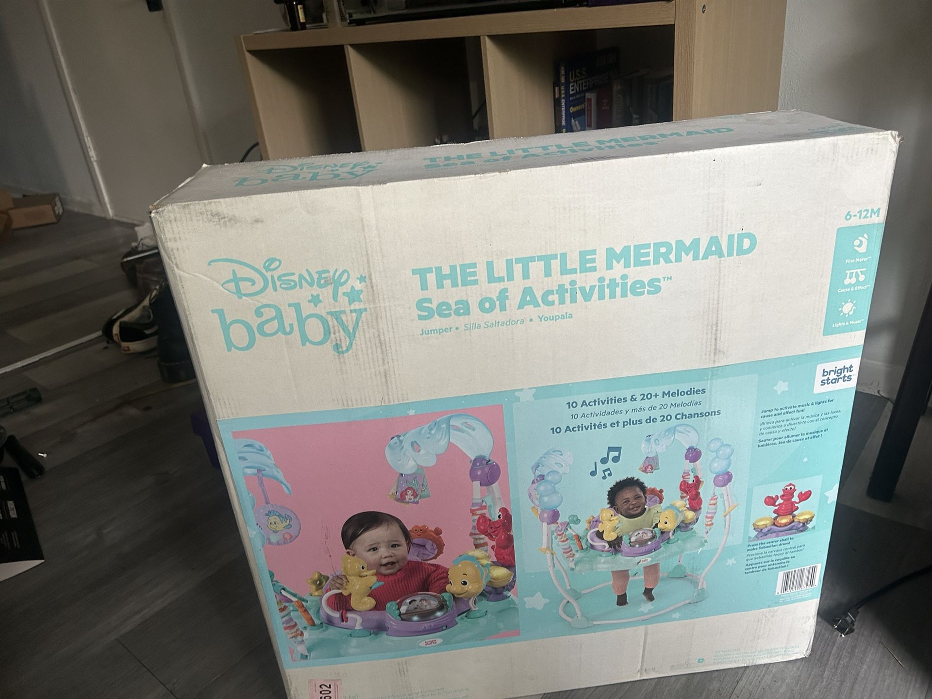 Disney baby THE LITTLE MERMAID Sea of Activities jumper