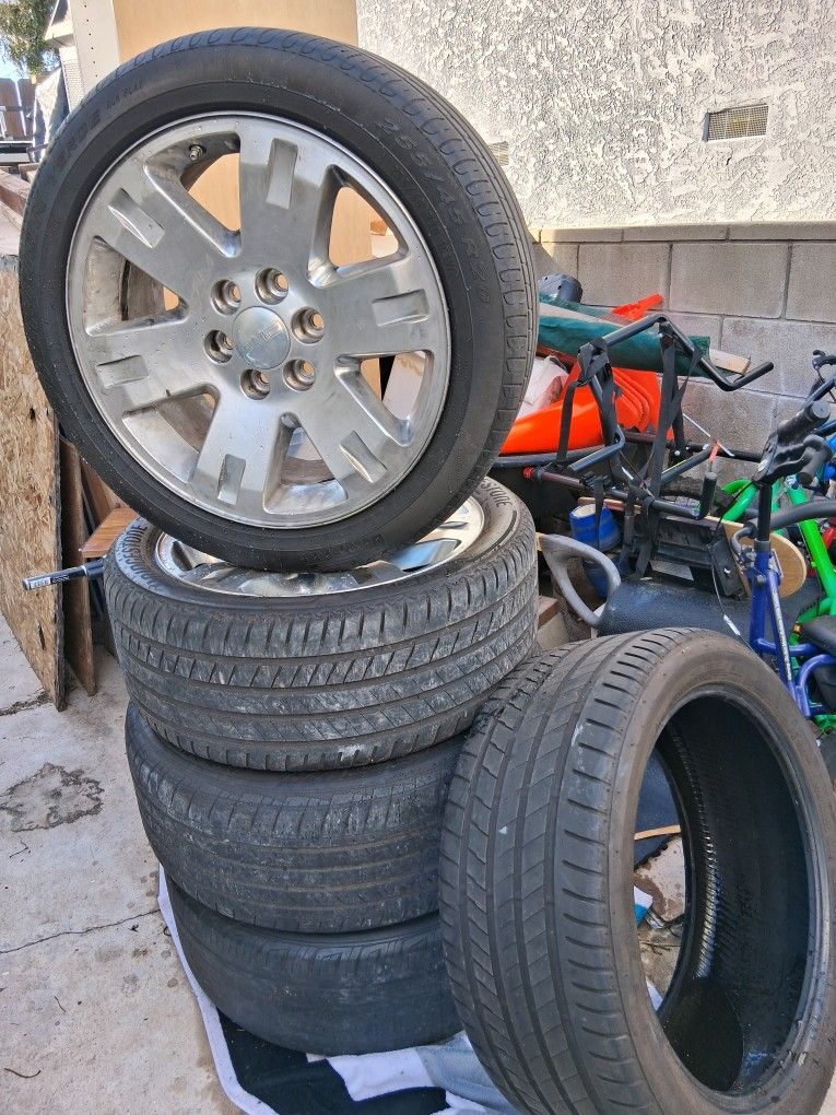 Gmc Tires And Rims 4 Set Pkus 1 Tire