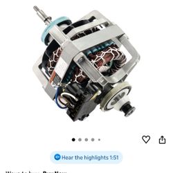 New Genuine OEM Whirlpool Dryer Drive Motor 279827 Replacement Part