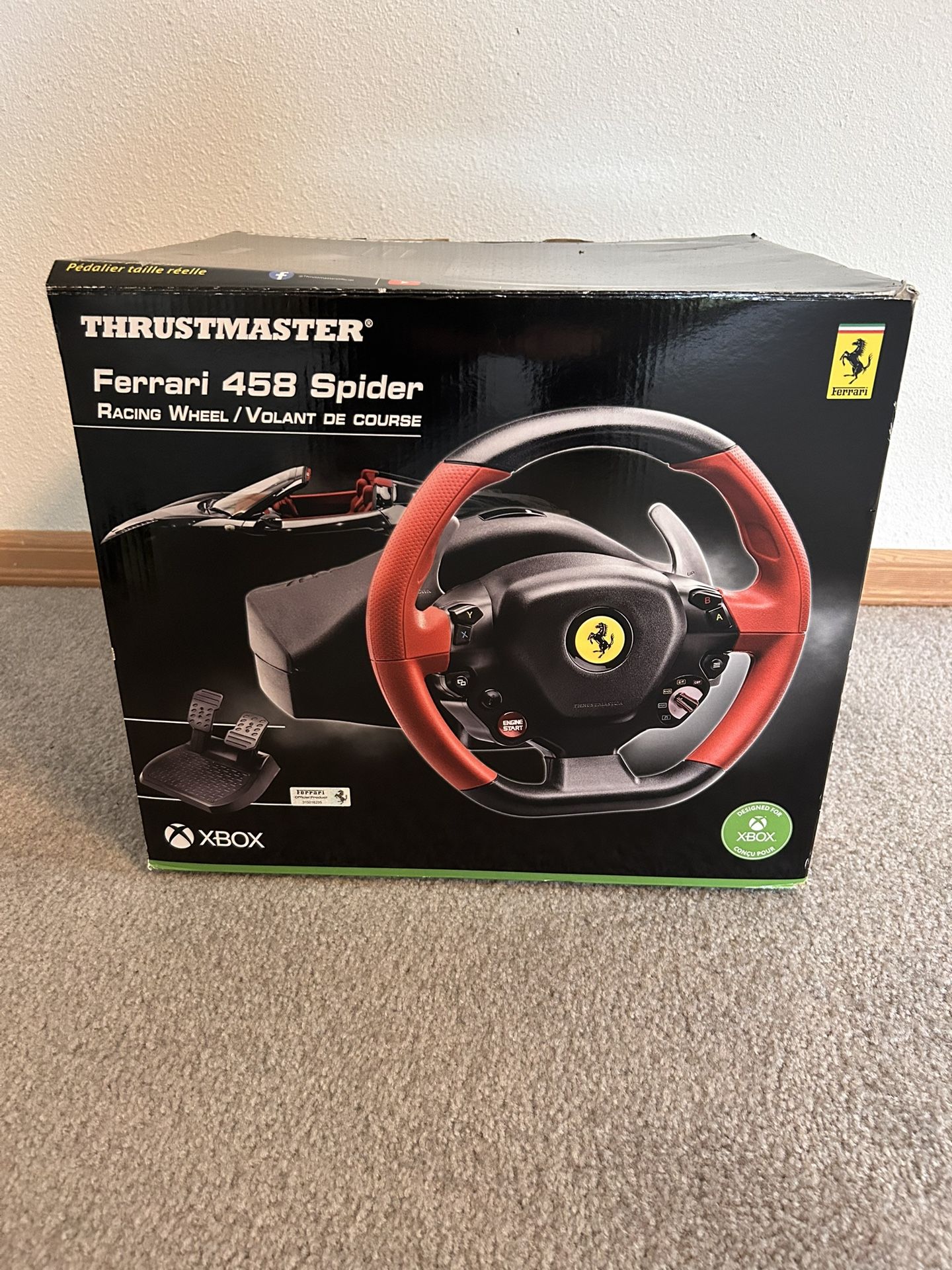 Racing Sim Wheel And Pedals