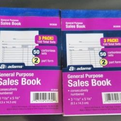 General Purpose Sales Book