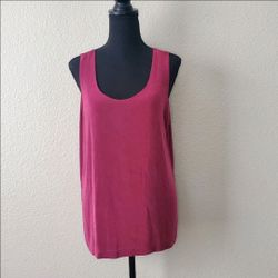 Chicos Travelers Womens Sleeveless Plum Top Size: 3