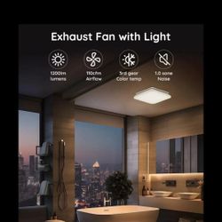 Bathroom Fan Light Exhaust New