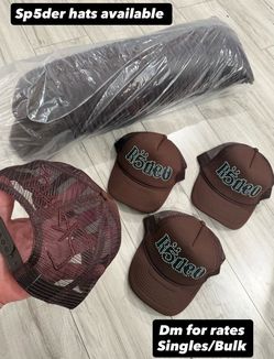 Sp5der Trucker Hat Brown