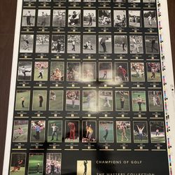 Masters Champions - Uncut Sheet Off The Press!