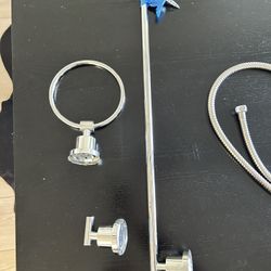 Bathroom Faucet And Towel Holders