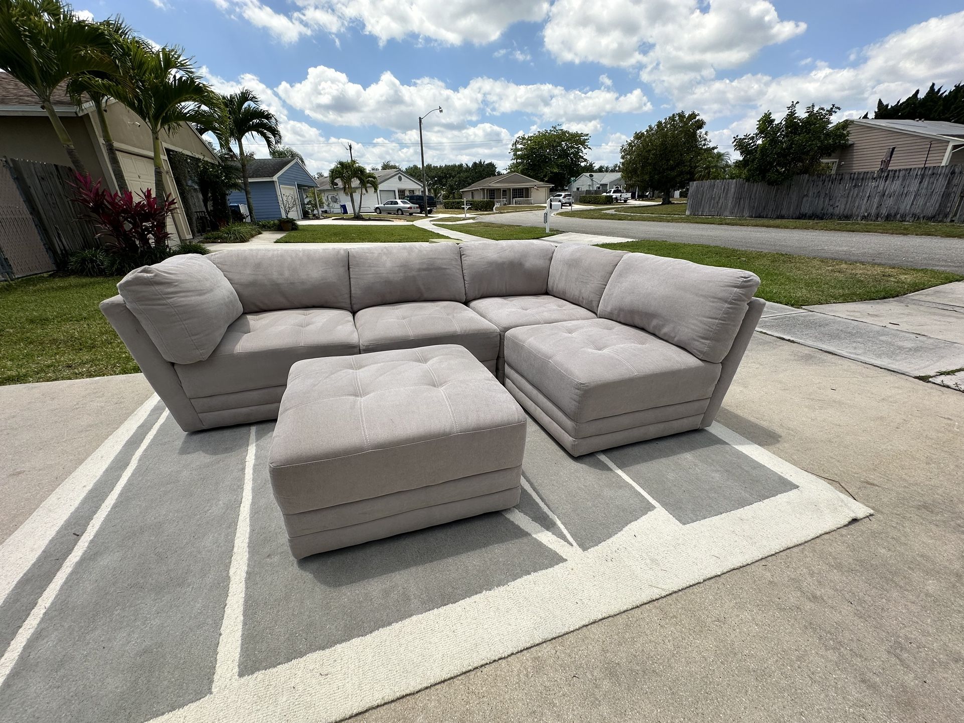 Grey Modular Sectional Free Delivery