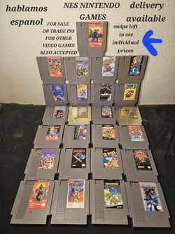 NES NINTENDO GAMES SELL OR TRADE