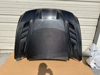 Brand New 2009 - 2018 Dodge Ram 1500 2DR & 4DR VIS Racing  Terminator Style Vented Carbon Fiber Hood (Special Order)