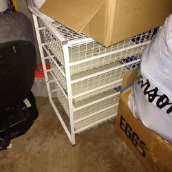 Pull Shelves/Bins Storage Unit