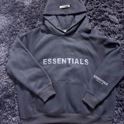 Black Essentials hoodie