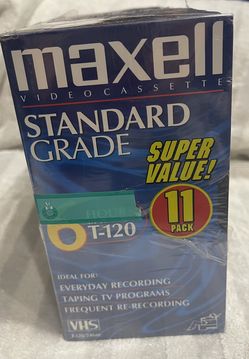 11 VHS Recordable Tapes 