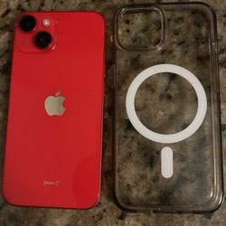 Red iPhone 14 