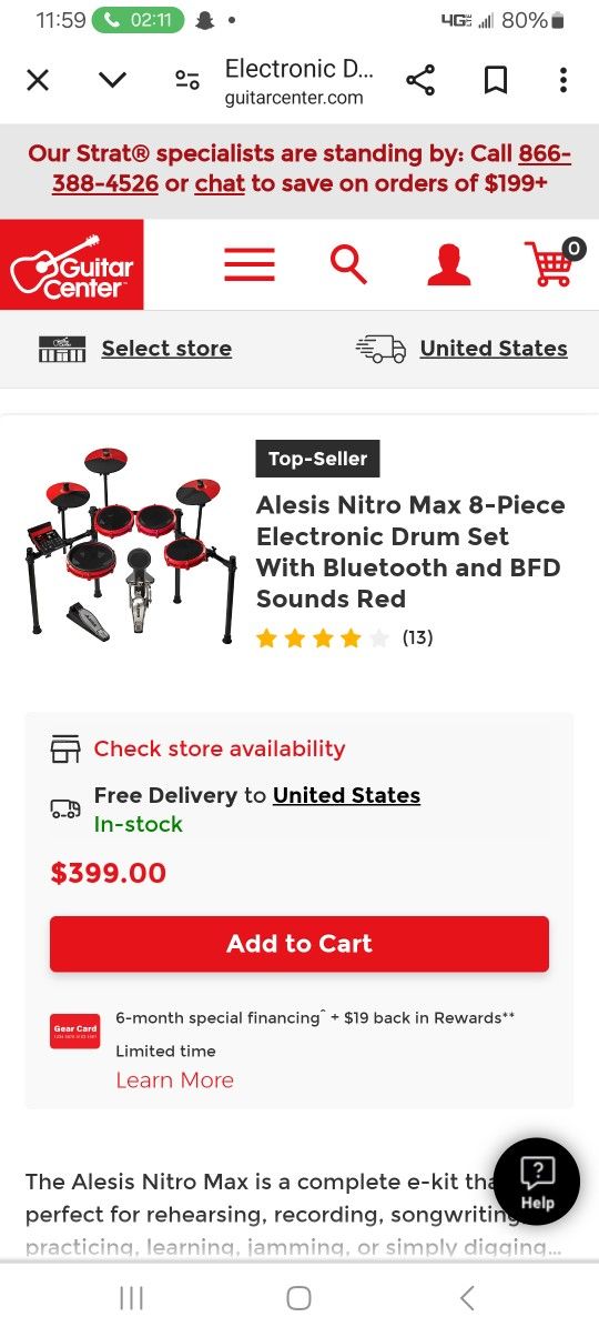 Electronic Drum Set