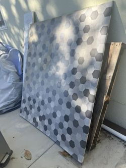 Large Particle Board Covered With Linoleum