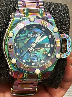 Invicta Flying Fox Reserve Automatic 50mm 200m Date Multicolor SS Bracelet watch