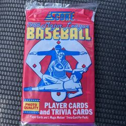 Score 1988 Major League Baseball Sealed Packs