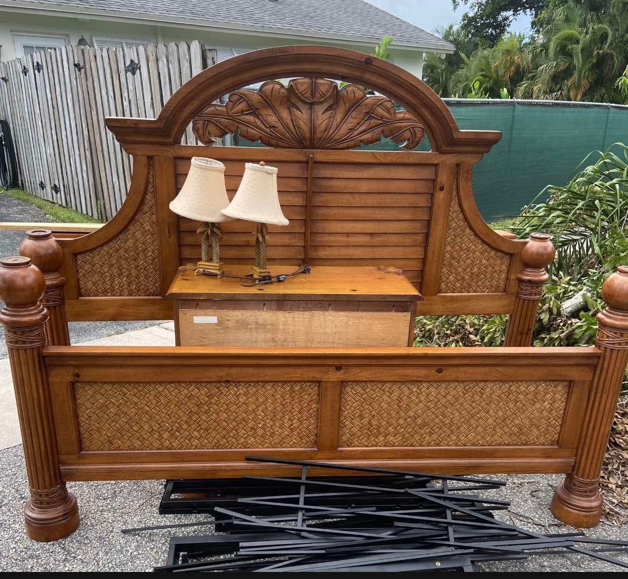 Tropical style Bedroom Set ( deliver Available)