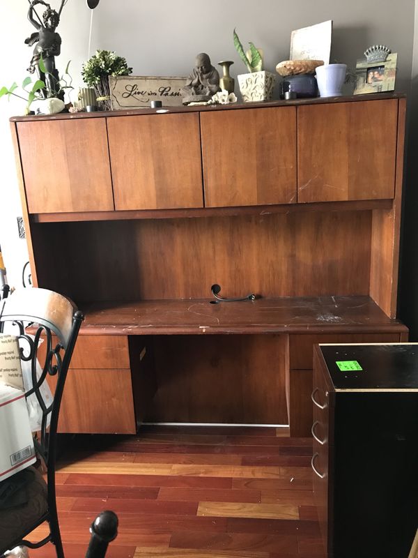 National Furniture Company High End Wood Office National Furniture Company High End Wood Office Receptionist Secretary Desk