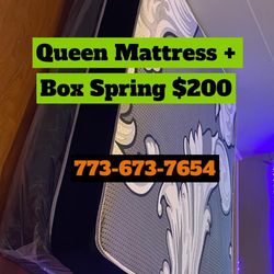 Luxury Queen Mattress With Boxspring Available 🚨 Ready For Delivery