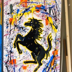 Custom Ferrari Painting 40x60