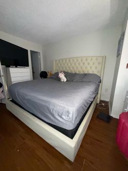 King bed mattress included
