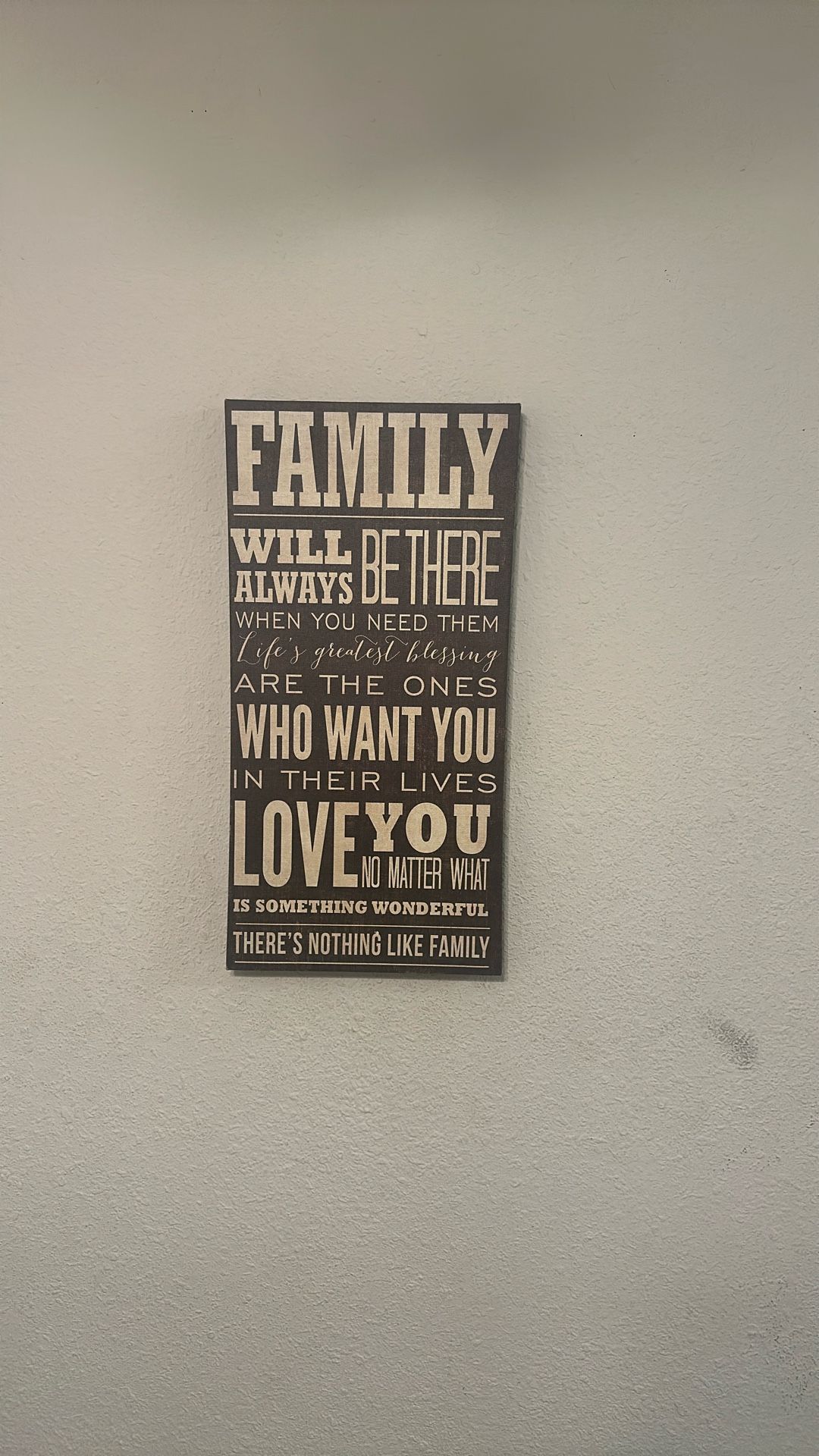 Family wall Hanger 