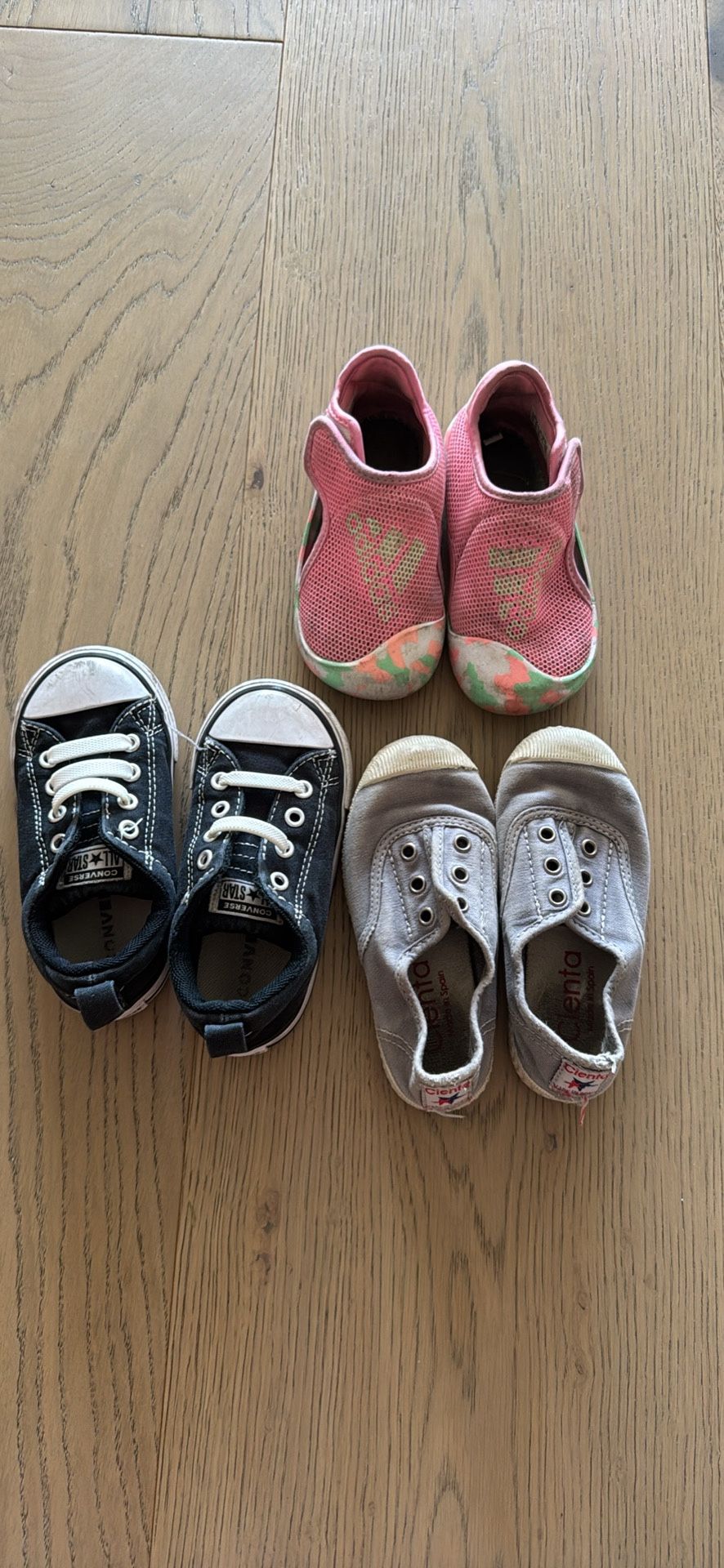 3 Pairs Of Shoes For Girls Size 7