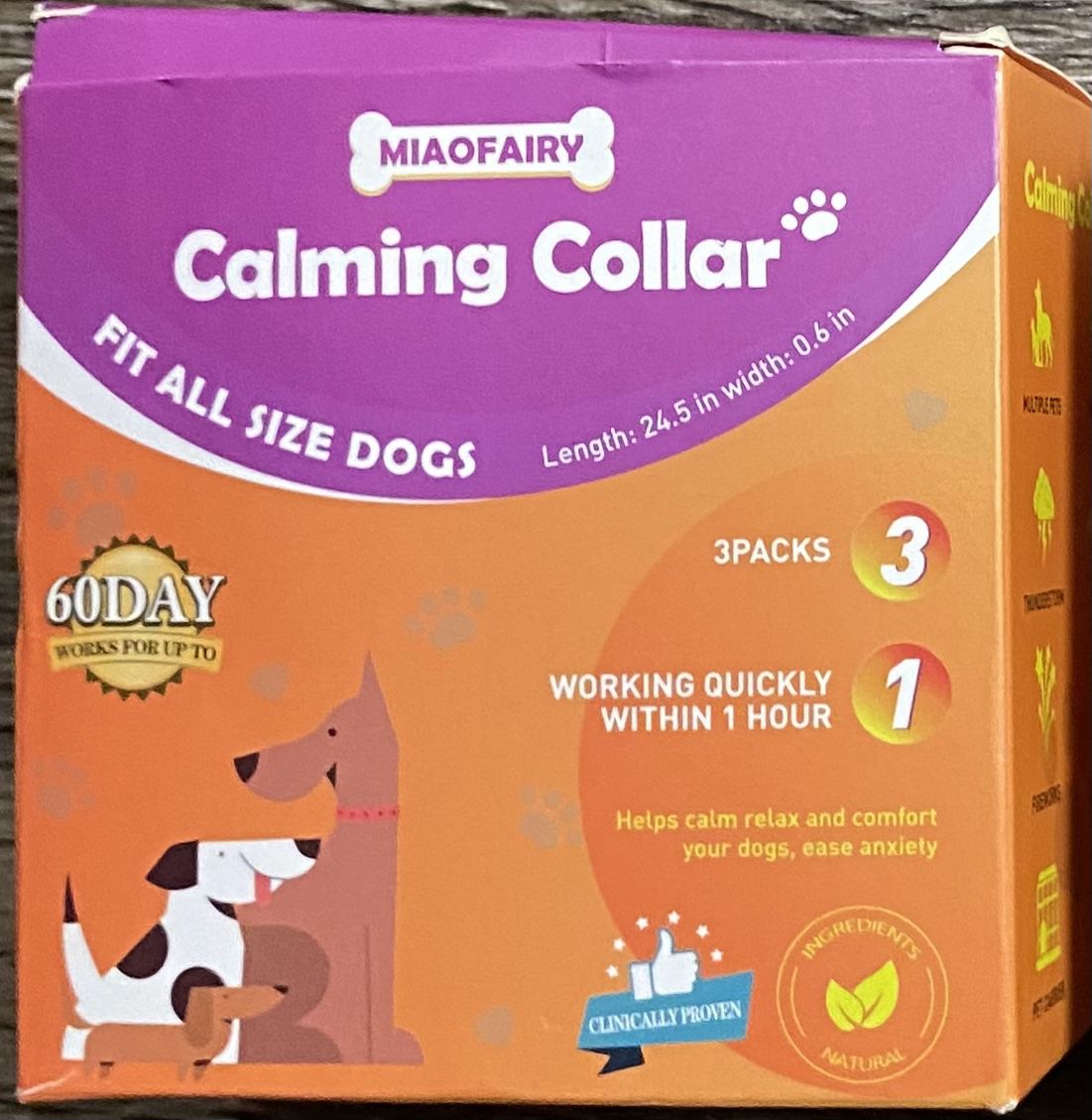 MIAOFAIRY Calming Collar For Dogs