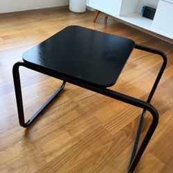 Free IKEA Black Metal Side Table 